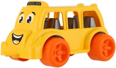 Fröhliche Farben und freundlicher Ausdruck