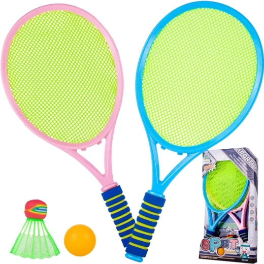 Badmintonschläger-Set mit Ball 45 cm