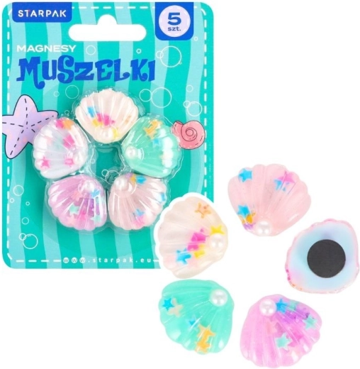 Magnete in Muschelform 30 mm – Set 5 Stk.