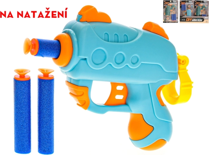 Kinder-Spannpistole mit Zielscheibe und 3 Schaumstoffpfeilen