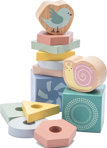 Montessori Holz-Steck- und Sortierspiel zum Zählen