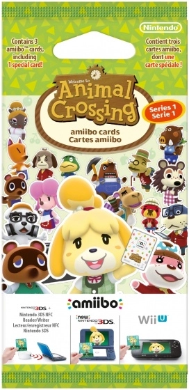 Animal Crossing amiibo-Karten – Serie 1 (Päckchen mit 3 Karten)