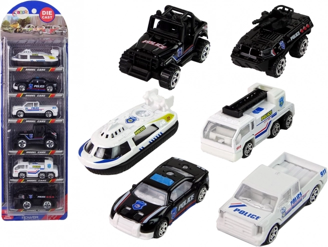 Set aus Polizeifahrzeugen 1:64