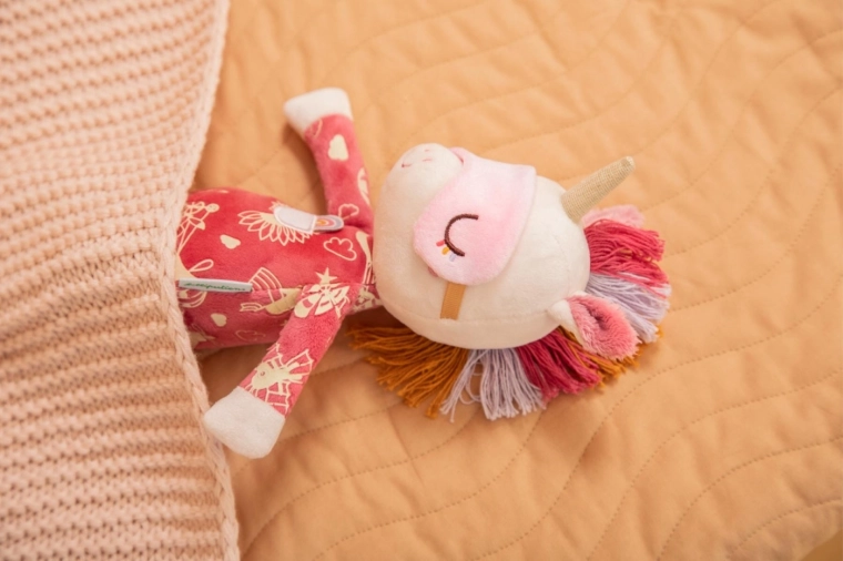 Lilliputiens Kuschelfreundin fürs Bett, Einhorn Lena