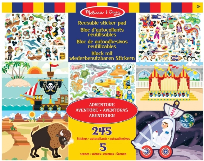 Melissa & Doug wiederverwendbare Sticker – Abenteuer