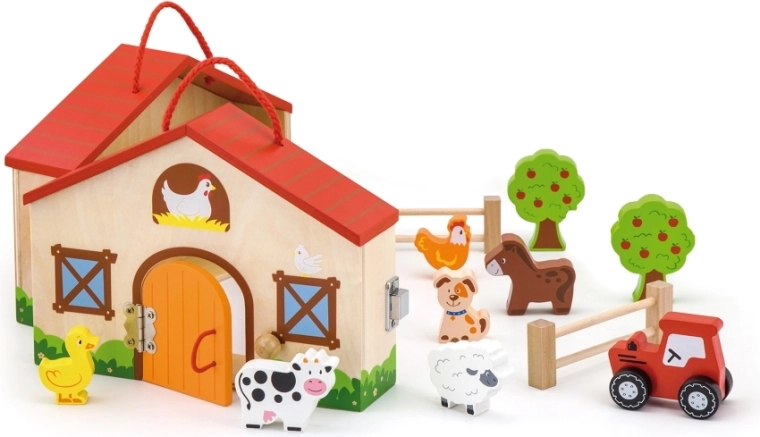 Tragbare Farm mit Griff – ideal für unterwegs