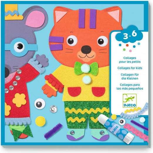 Djeco Collage - Kleine Herzlichen