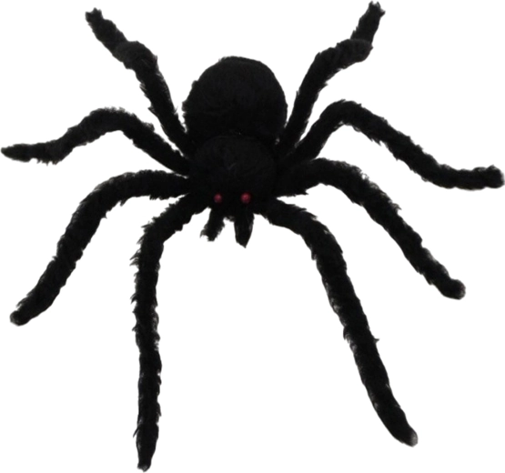 Partydekoration schwarzer Spinne