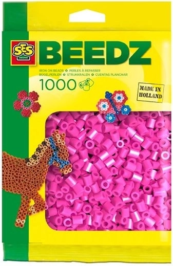 SES Creative Bügelperlen 1000 Stk. neonpink
