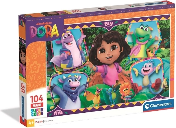Clementoni Maxi-Puzzle Dora – 104 Teile