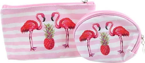 Kosmetiktasche Flamingos – Set 2 Stk.