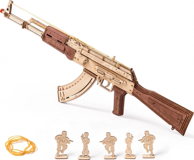 Robotime 3D mechanisches Holzpuzzle Sturmgewehr AK-47
