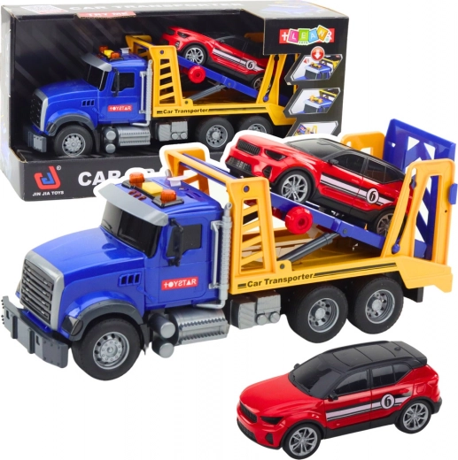 Spielzeug LKW Set Transporter Autotransport mit Lichtern und Geräuschen