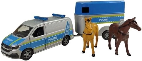 VW T6 Polizeitransporter mit Pferdeanhänger