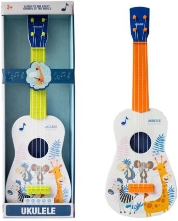 Ukulele mit afrikanischen Motiven