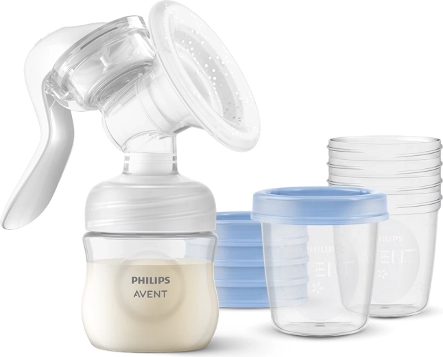 Abpumpen und Aufbewahren in einem Schritt