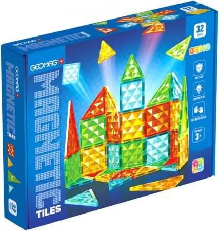 Geomag Gems 32 magnetische Fliesen