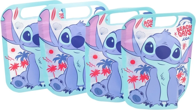 Set mit 4 wiederverschließbaren Beuteln DISNEY Stitch