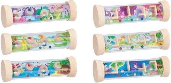 Kugel-Labyrinth 2-in-1 – Wildtiere (Holzspiel GOKI)