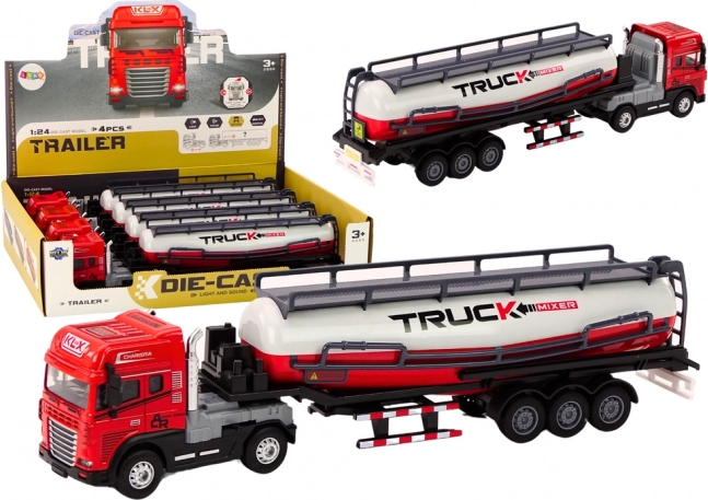 LKW mit Tankauflieger 1:24 mit Licht und Sound