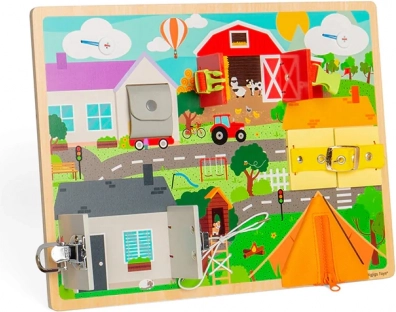 Motorik-Tafel für Alltagsfertigkeiten BIGJIGS TOYS