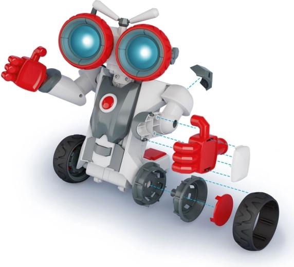 Baue den Roboter aus mehr als 130 Teilen