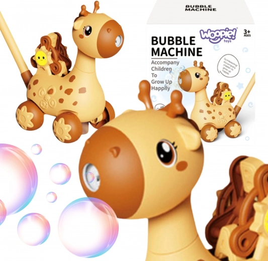 Woopie Giraffe 2-in-1 – Seifenblasen-Schiebe-Lauflernhilfe