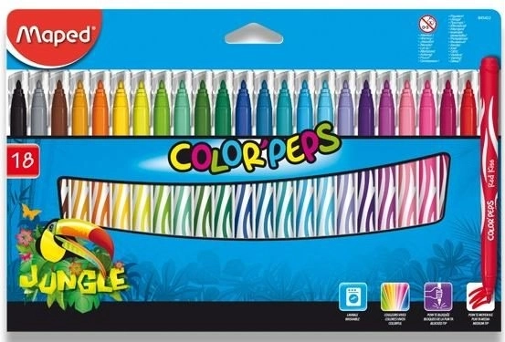 Filzstifte Color'Peps Jungle 18 Stk.