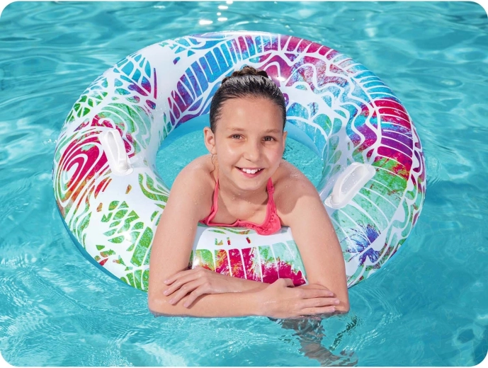 Großer Durchmesser 91 cm für entspanntes Relaxen