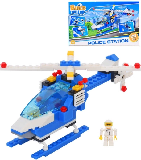 BuildMeUP Bausatz Polizeihubschrauber 122 Teile