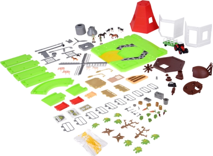 Traktor, Silo und umfangreiches Zubehör