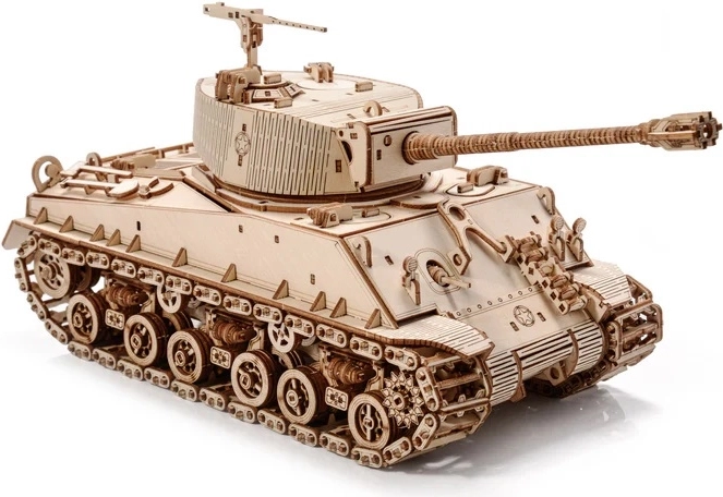 Realistisches Modell des Panzers M4A3E8 Sherman