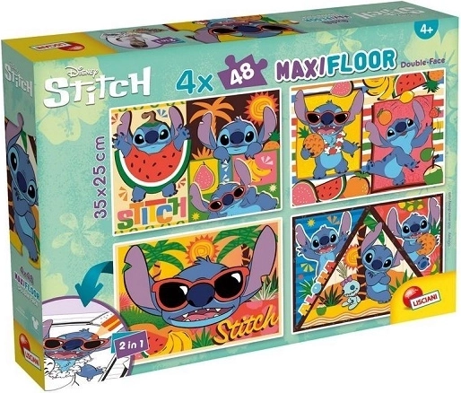 Lisciani Disney Maxi-Bodenpuzzle 4×48 Stitch
