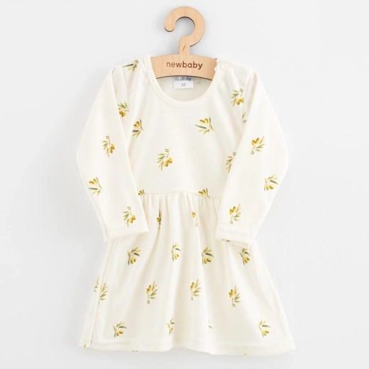 Baby-Kleid aus Bio-Baumwolle mit langen Ärmeln New Baby Olivy 80 (9–12 Monate)