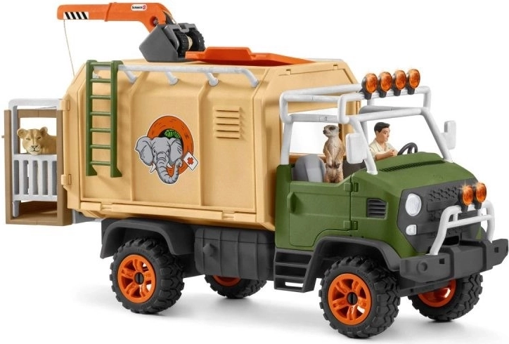 Schleich wild life großer rettungswagen für tiere