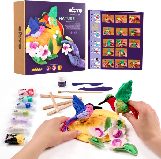 Okto nature Künstlerisches Modellierset Kolibris