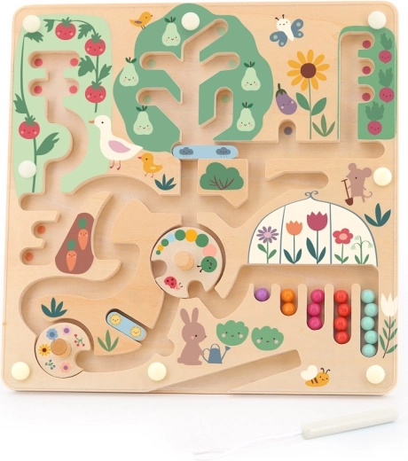 Vilac magnetisches Holz-Labyrinth „Garten“ (Sarah Betz)