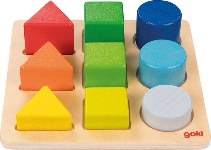 Goki Spielzeug zum Formen- und Farbenlernen aus Holz