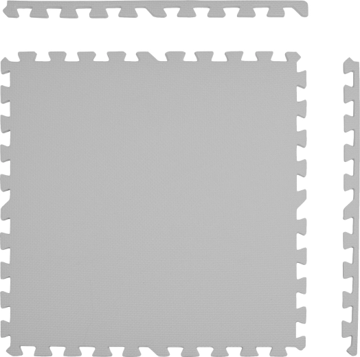 Modulares Puzzle 60 × 60 cm mit Kantenleisten