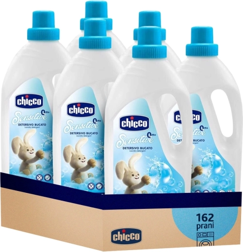 Chicco Sensitives Waschgel für Kinder 1,5 l – Vorteilspack 6×