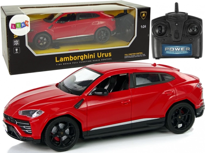 RC-Auto 1:24 LAMBORGHINI Urus rot mit Lichtern 2,4 GHz