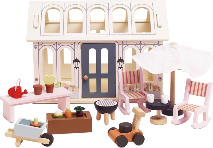 Hölzerne Orangerie für das Puppenhaus Le Toy Van