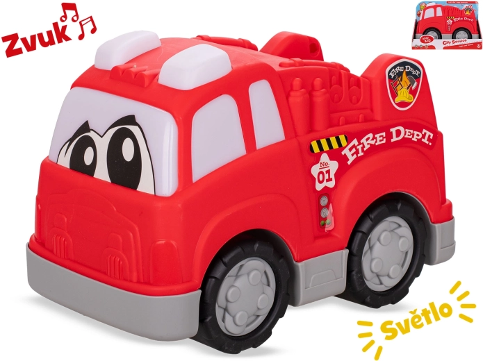 Feuerwehrauto mit Licht und Sound 24,5 cm