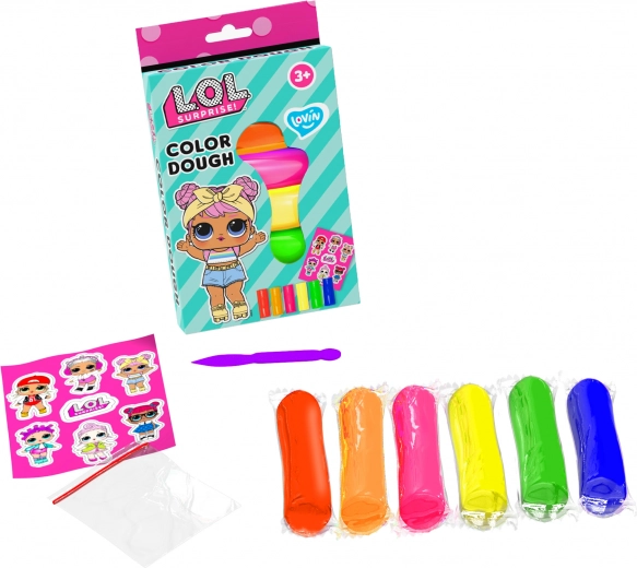 L.O.L. Surprise! schnell trocknende Modelliermasse – Set mit 6 Beuteln