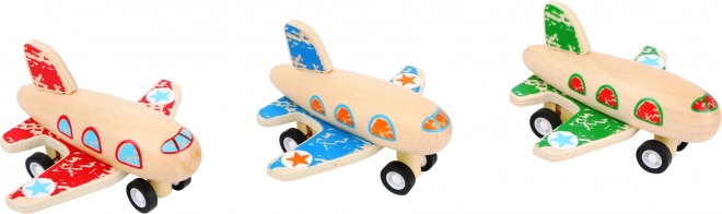 Holz-Aufziehauto Flugzeug small foot