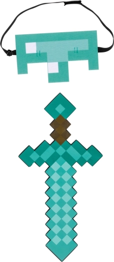 Ikonischer pixeliger Minecraft-Look