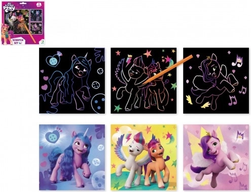 Kratzen Bilder My Little Pony 20x20 cm