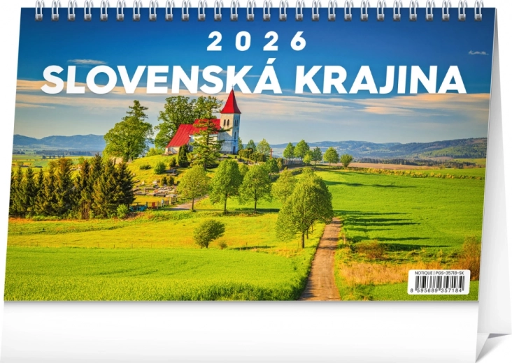 Tischkalender Slowakische Landschaft 2026