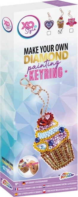 Diamond Painting Anhänger Cupcake