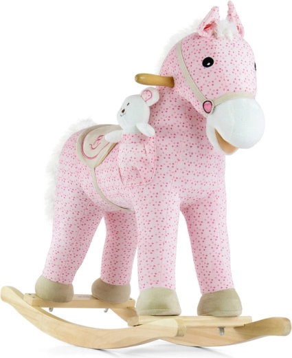 Milly Mally Schaukelpferd Pony rosa